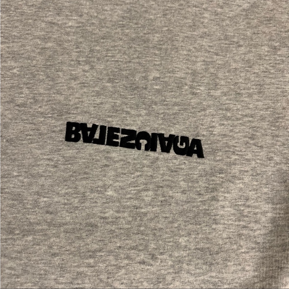 Balenciaga Wide Fit Hoodie w Embroidered back NWT - Picture 8 of 11